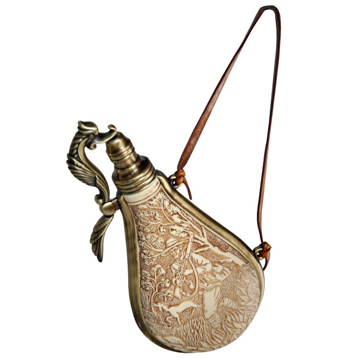 Kolser, Pulverflasche, mit gealtertem Finish